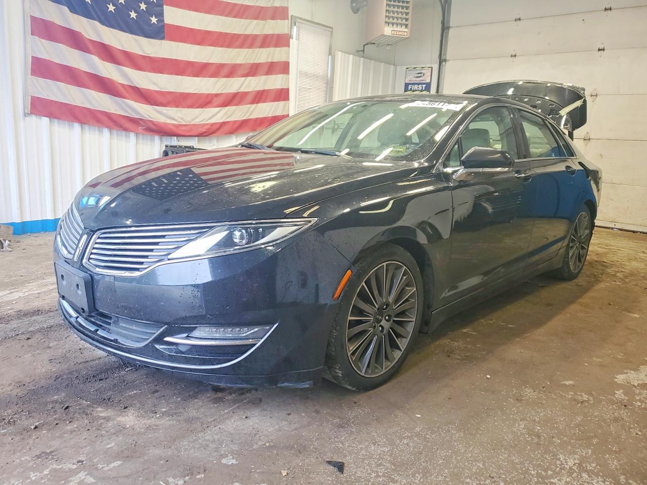 2015 Lincoln Mkz Hybrid Black vin: 3LN6L2LU1FR629475