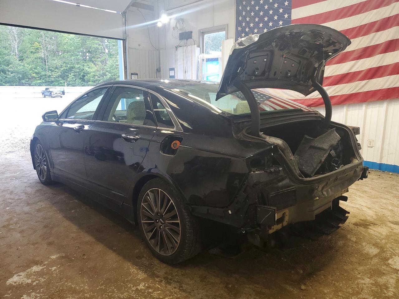 2015 Lincoln Mkz Hybrid Black vin: 3LN6L2LU1FR629475