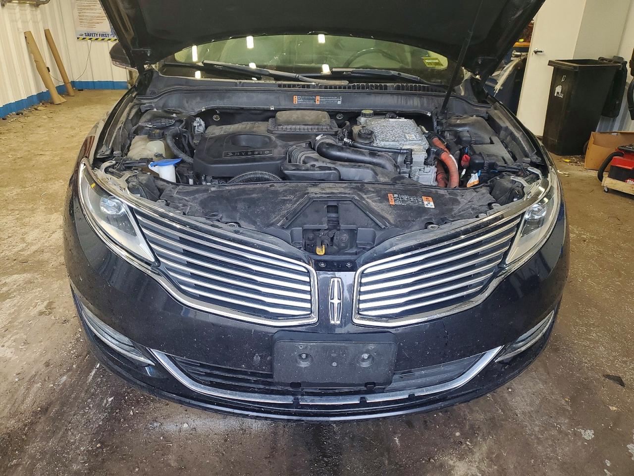 2015 Lincoln Mkz Hybrid Black vin: 3LN6L2LU1FR629475