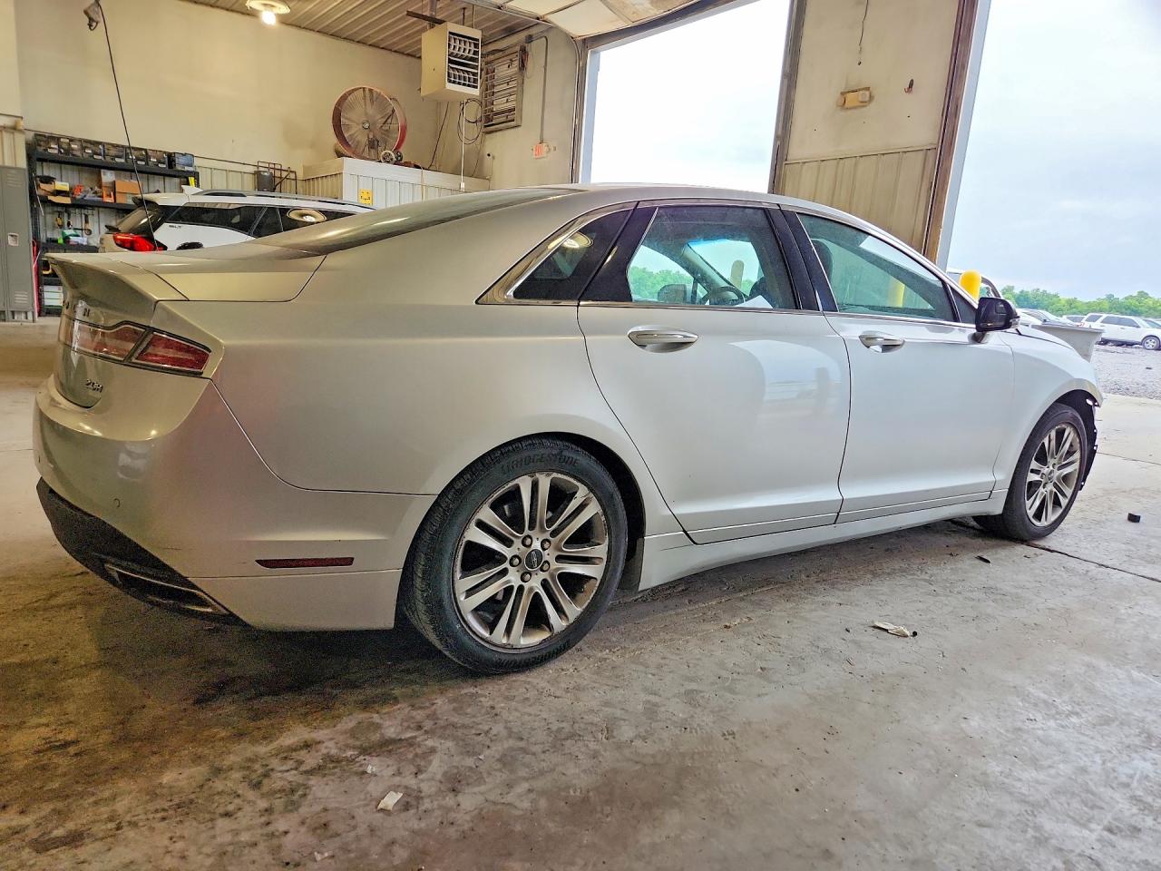 2013 Lincoln Mkz Hybrid Silver vin: 3LN6L2LU2DR802675