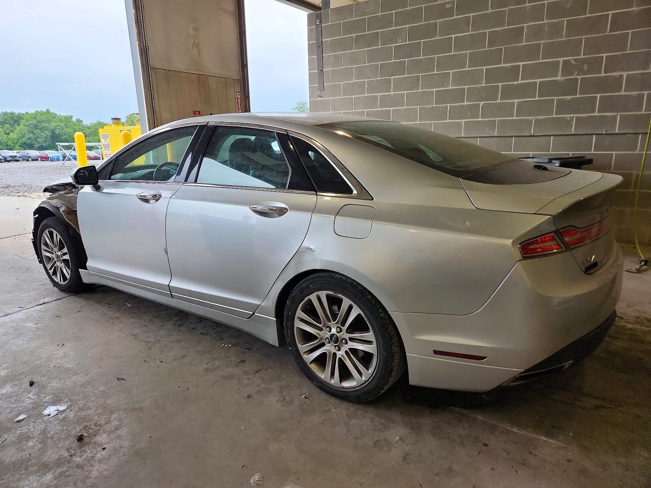 2013 Lincoln Mkz Hybrid Silver vin: 3LN6L2LU2DR802675