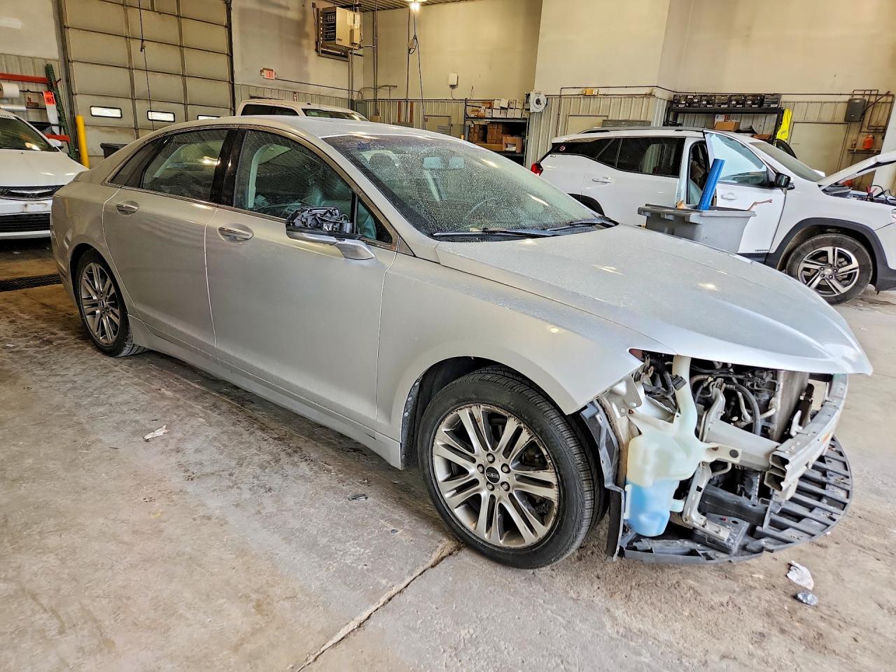 2013 Lincoln Mkz Hybrid Silver vin: 3LN6L2LU2DR802675