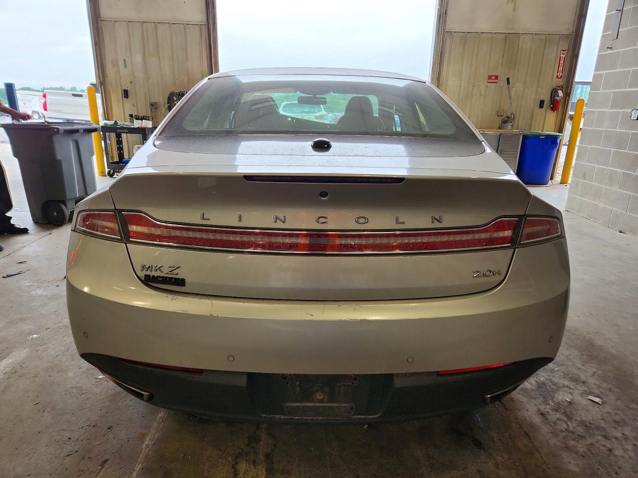 2013 Lincoln Mkz Hybrid Silver vin: 3LN6L2LU2DR802675