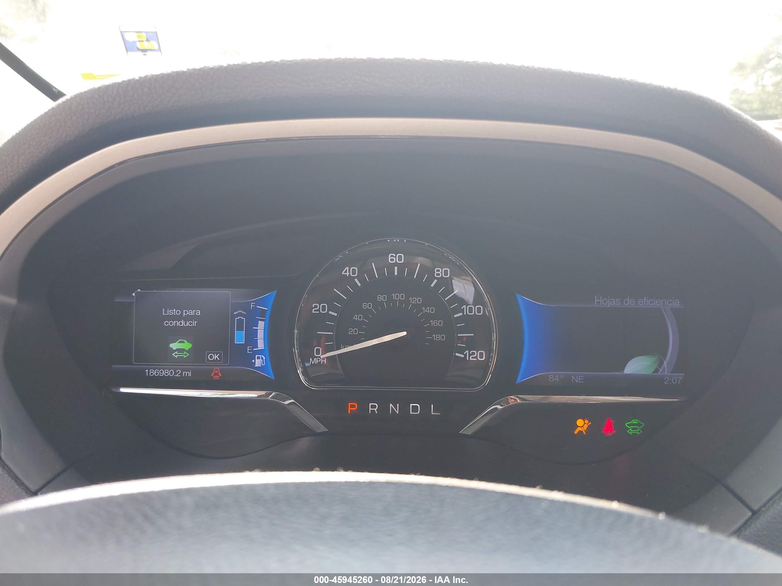 2013 Lincoln Mkz Hybrid Silver vin: 3LN6L2LU2DR804748