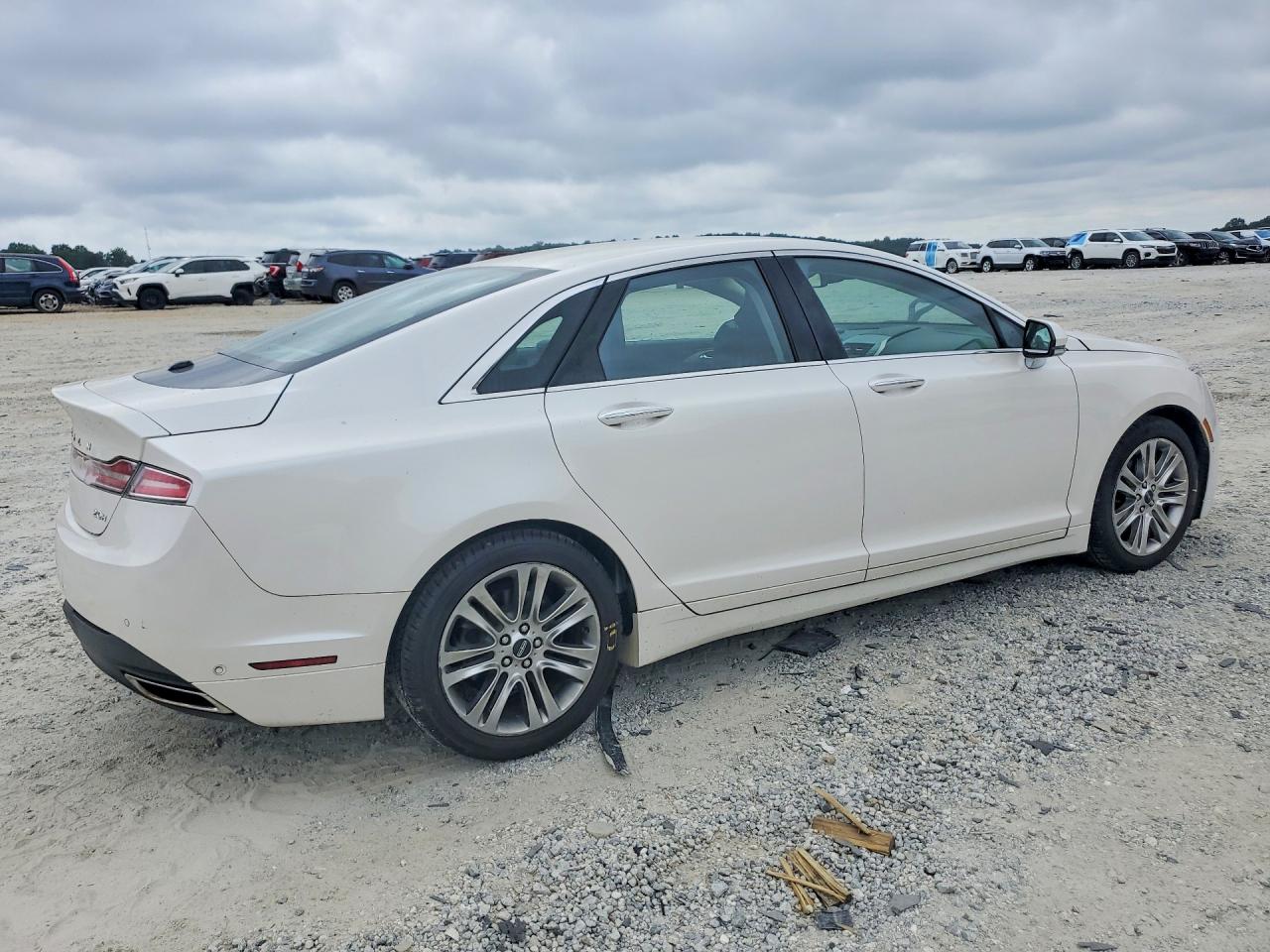 2013 Lincoln Mkz Hybrid Белый vin: 3LN6L2LU2DR807603
