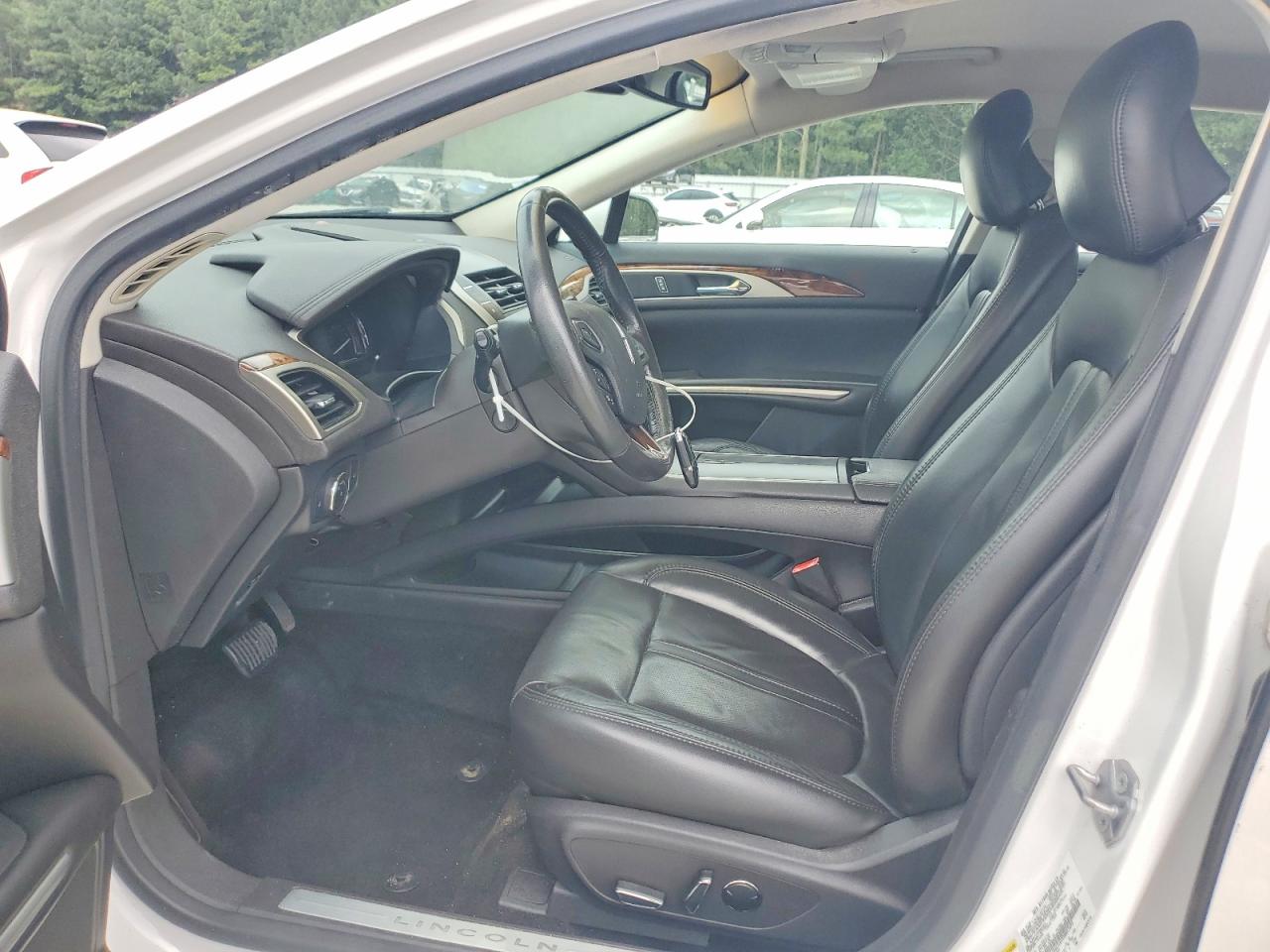 2013 Lincoln Mkz Hybrid Белый vin: 3LN6L2LU2DR807603