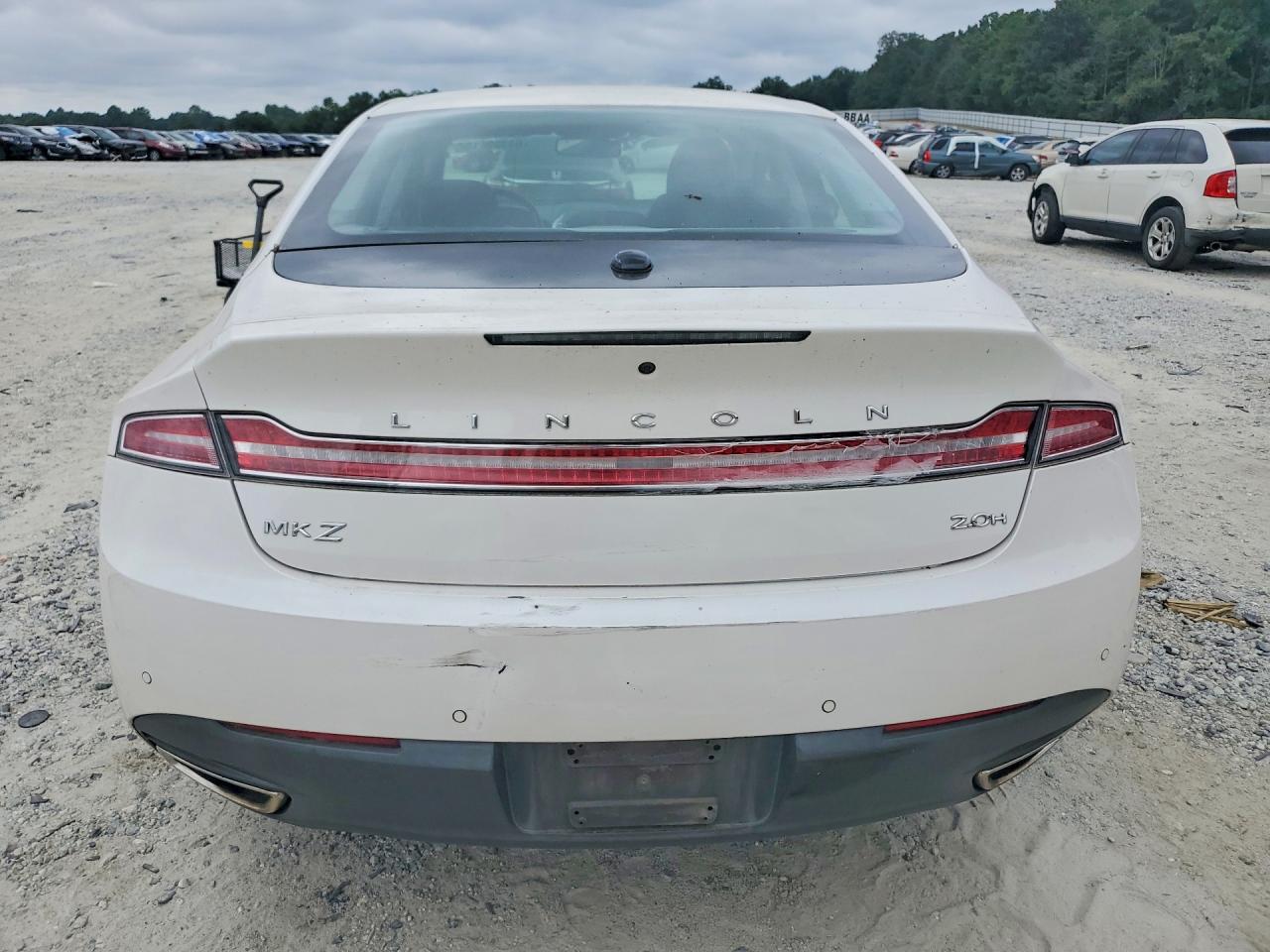 2013 Lincoln Mkz Hybrid Белый vin: 3LN6L2LU2DR807603