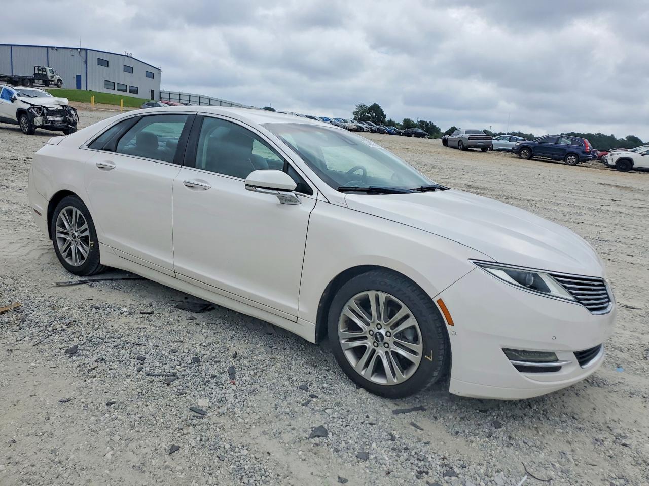 2013 Lincoln Mkz Hybrid Белый vin: 3LN6L2LU2DR807603