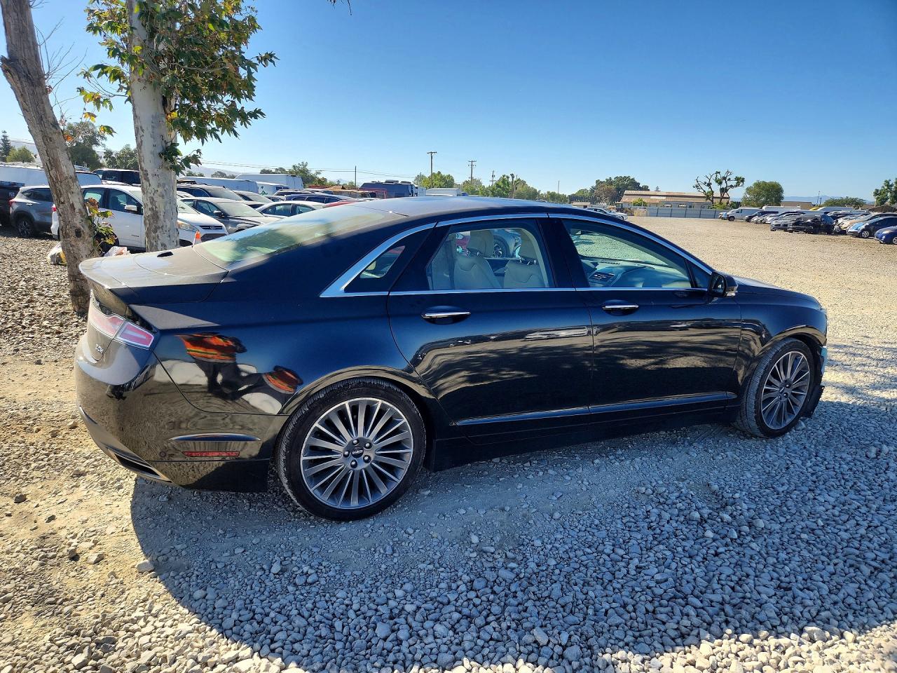 2013 Lincoln Mkz Hybrid Black vin: 3LN6L2LU2DR807942