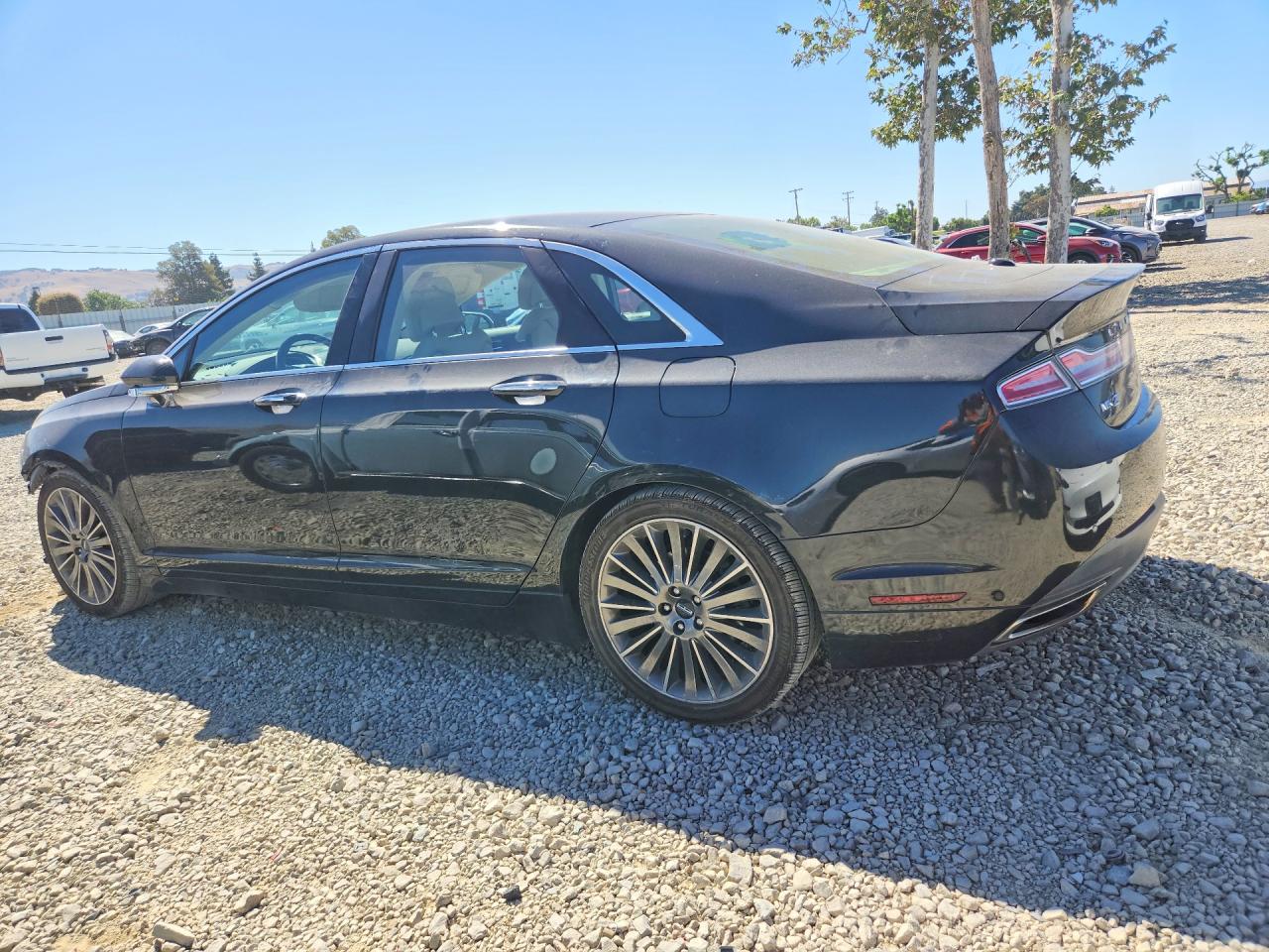 2013 Lincoln Mkz Hybrid Black vin: 3LN6L2LU2DR807942