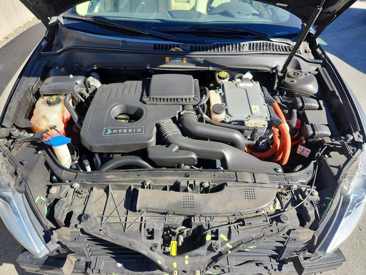 2013 Lincoln Mkz Hybrid Black vin: 3LN6L2LU2DR807942