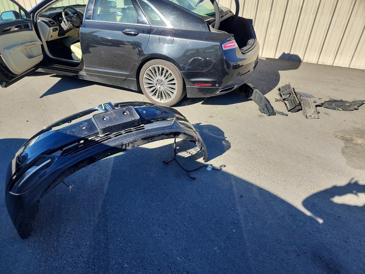2013 Lincoln Mkz Hybrid Black vin: 3LN6L2LU2DR807942