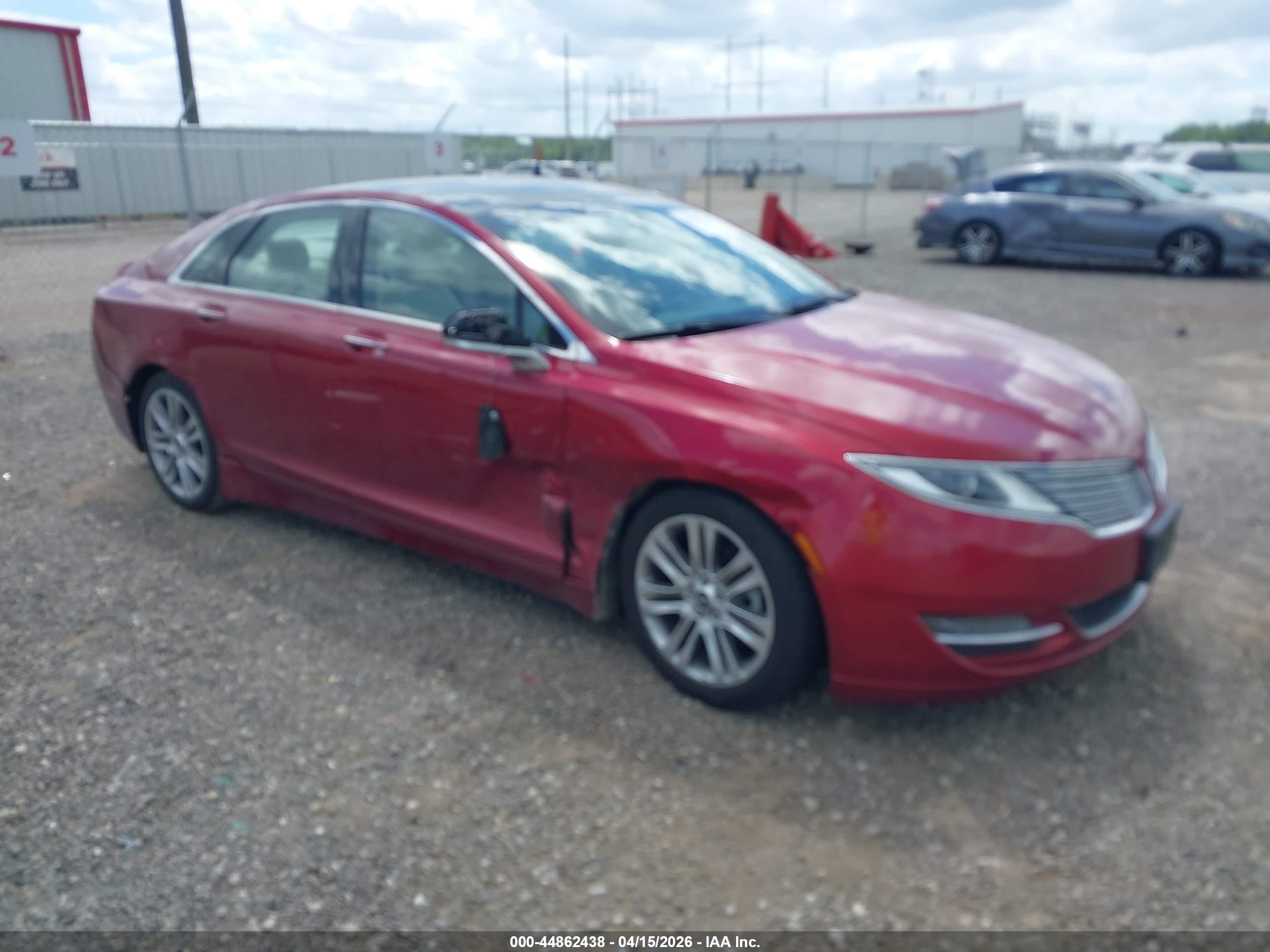 2013 Lincoln Mkz Hybrid   Red vin: 3LN6L2LU2DR816155