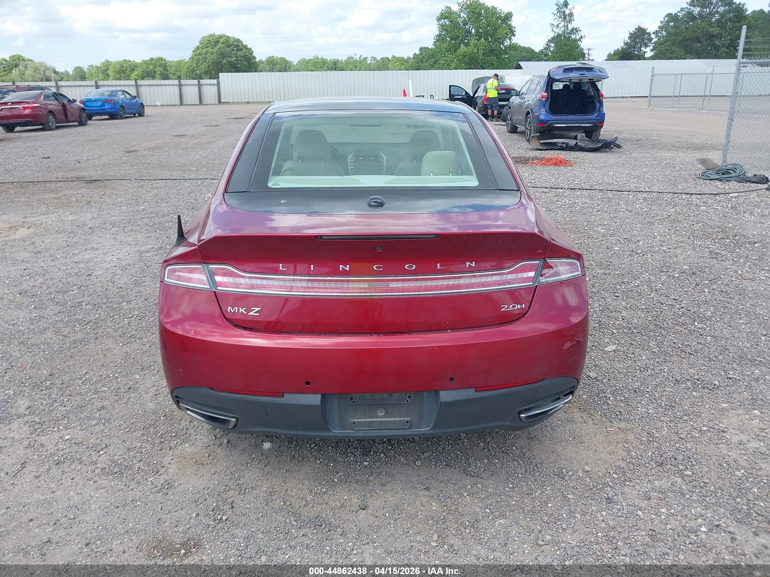 2013 Lincoln Mkz Hybrid   Red vin: 3LN6L2LU2DR816155