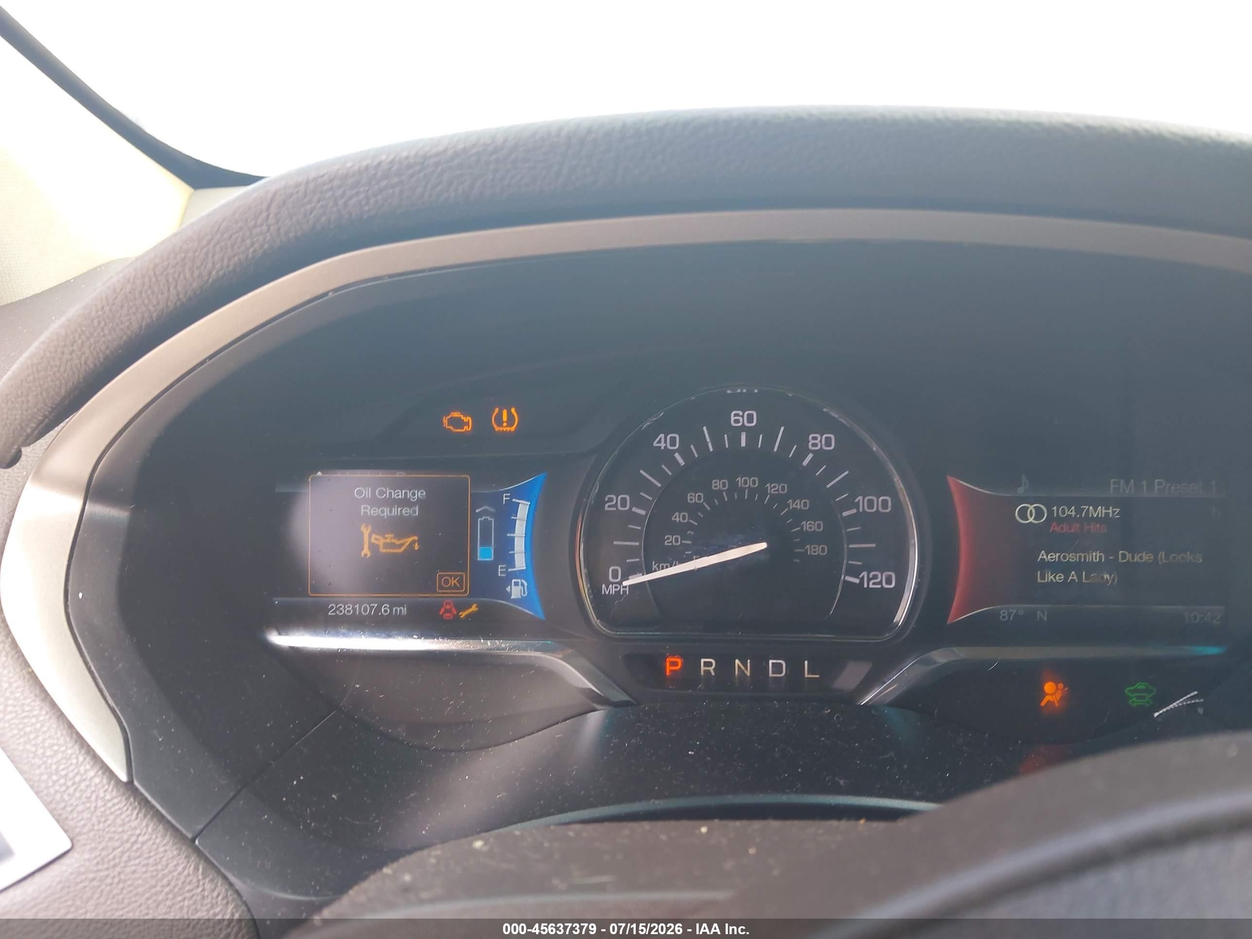 2014 Lincoln Mkz Hybrid   White vin: 3LN6L2LU2ER819655