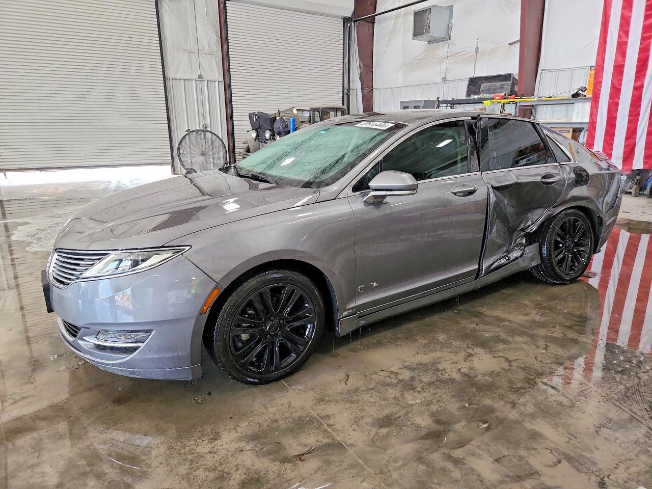 2014 Lincoln Mkz Hybrid Gray vin: 3LN6L2LU2ER829666