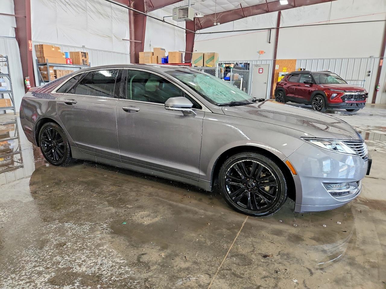 2014 Lincoln Mkz Hybrid Gray vin: 3LN6L2LU2ER829666
