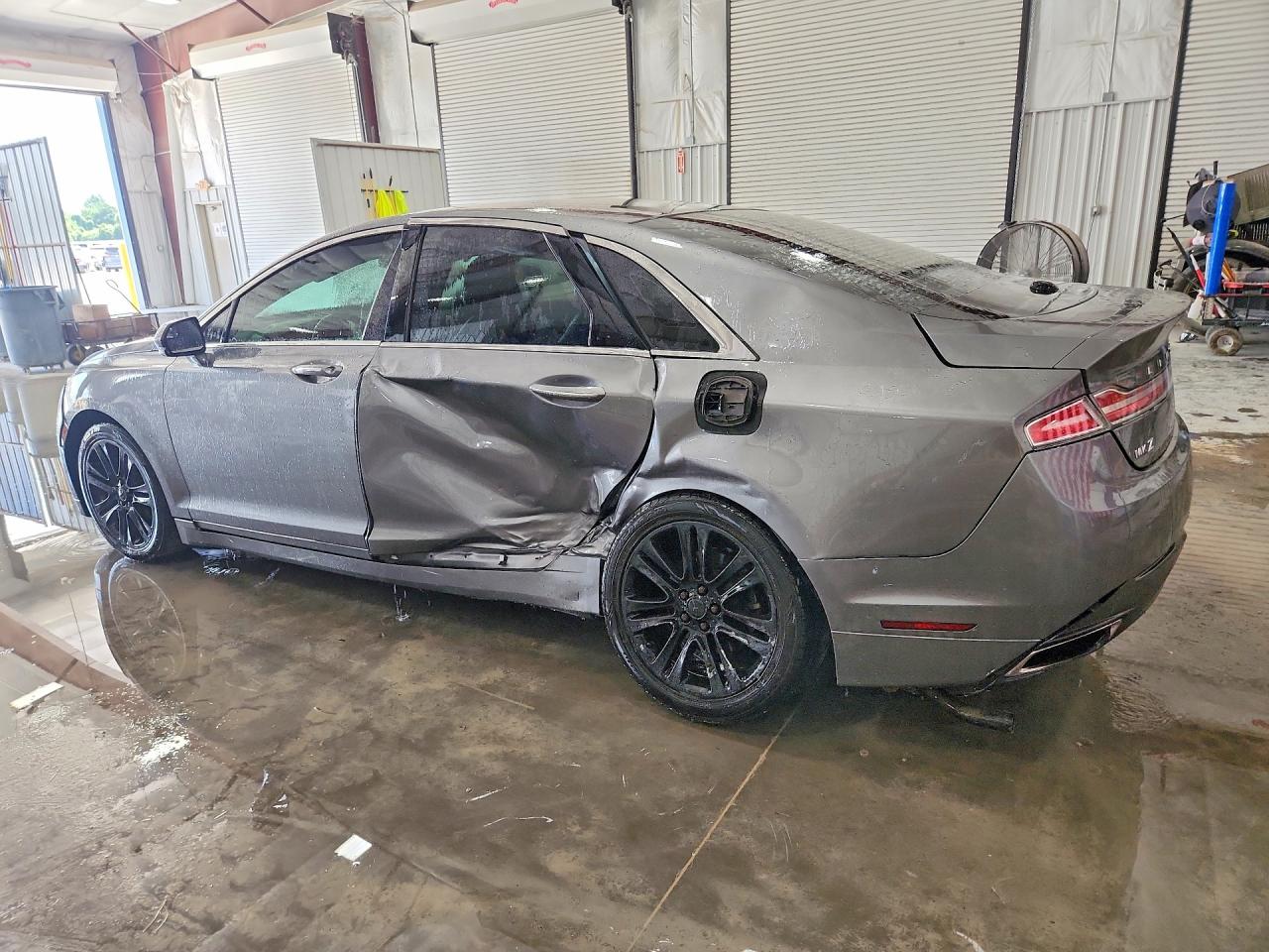 2014 Lincoln Mkz Hybrid Gray vin: 3LN6L2LU2ER829666