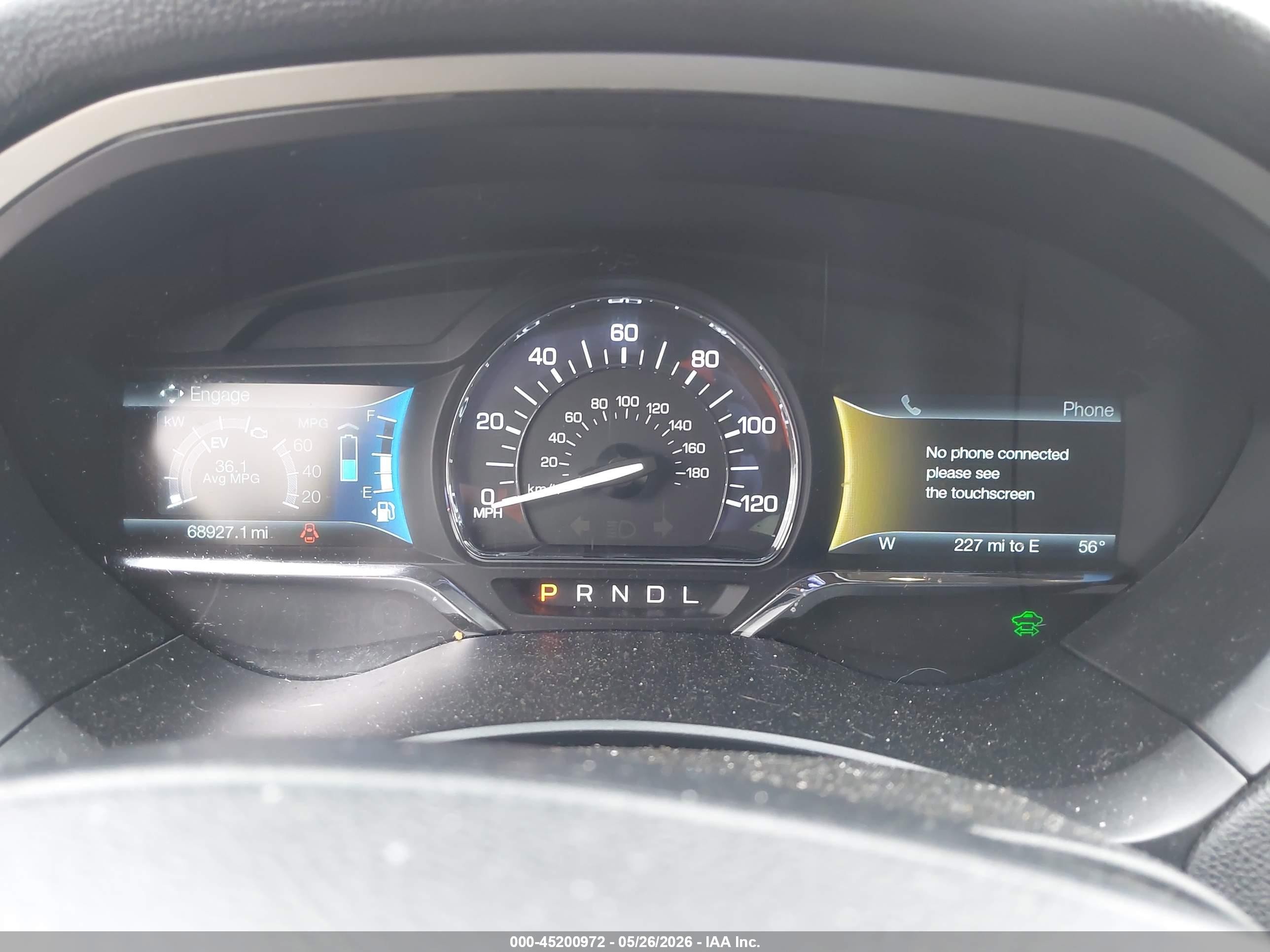 2015 Lincoln Mkz Hybrid   Black vin: 3LN6L2LU2FR600972