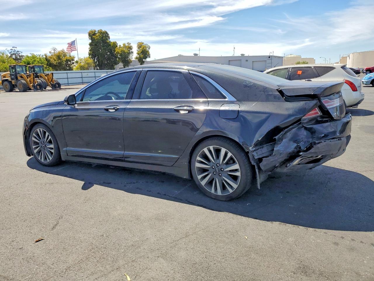 2015 Lincoln Mkz Hybrid Black vin: 3LN6L2LU2FR612099