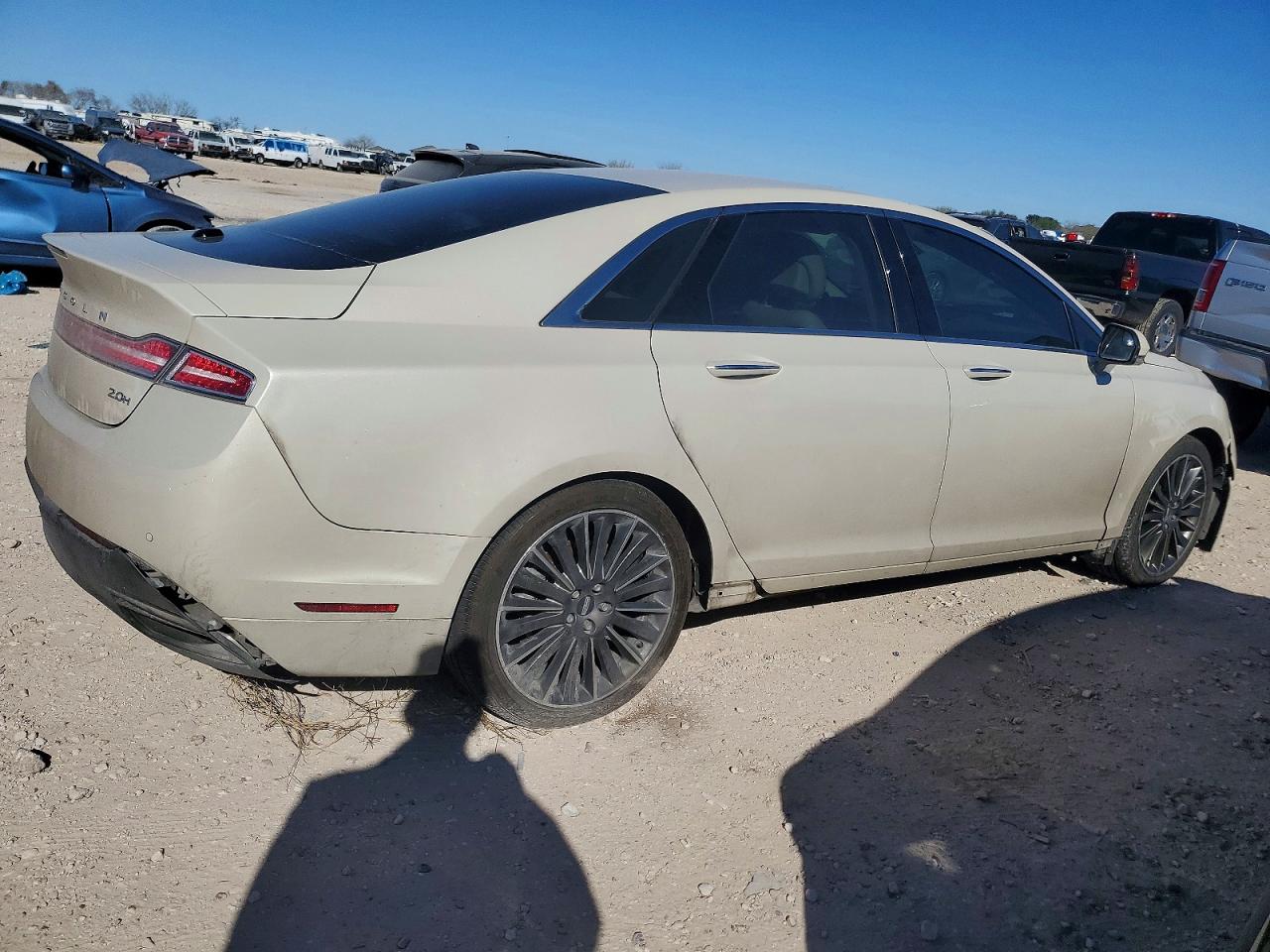2015 Lincoln Mkz Hybrid Beige vin: 3LN6L2LU2FR624740