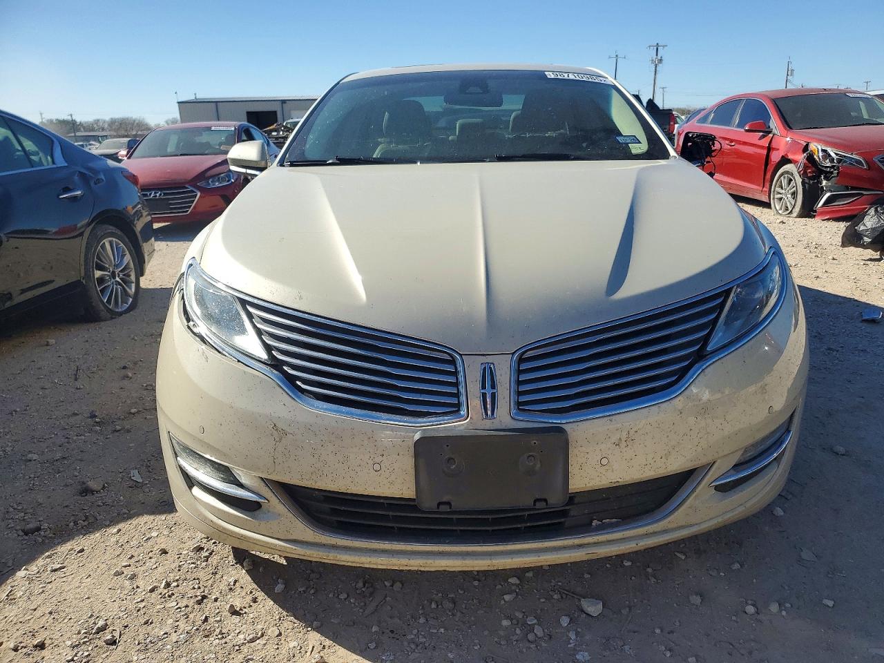 2015 Lincoln Mkz Hybrid Beige vin: 3LN6L2LU2FR624740