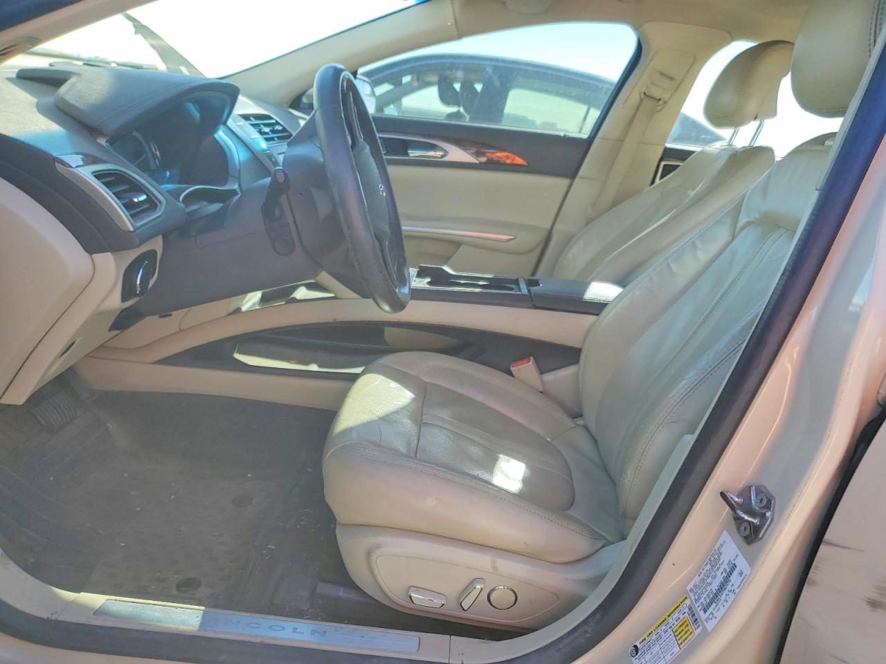 2015 Lincoln Mkz Hybrid Beige vin: 3LN6L2LU2FR624740