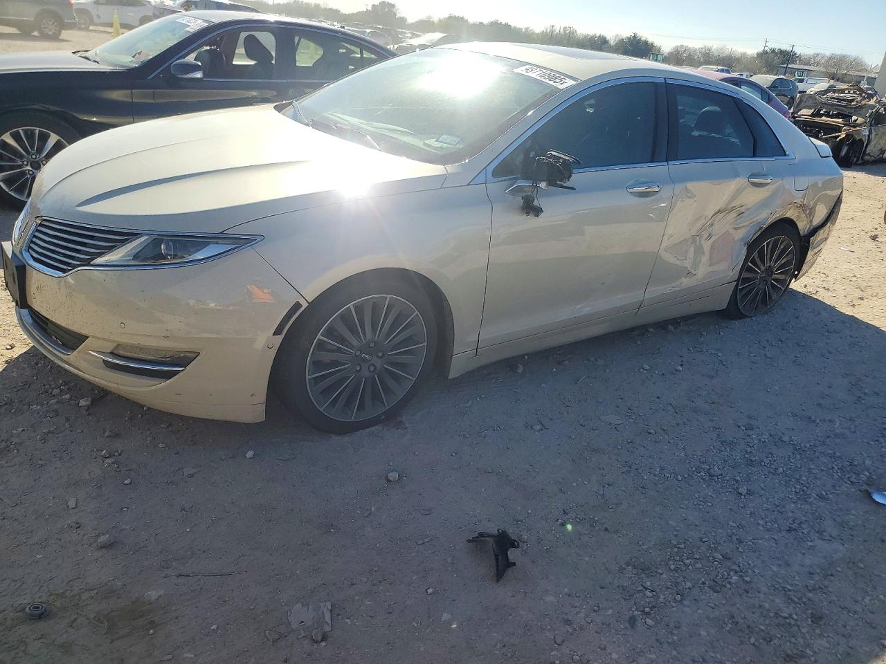 2015 Lincoln Mkz Hybrid Beige vin: 3LN6L2LU2FR624740
