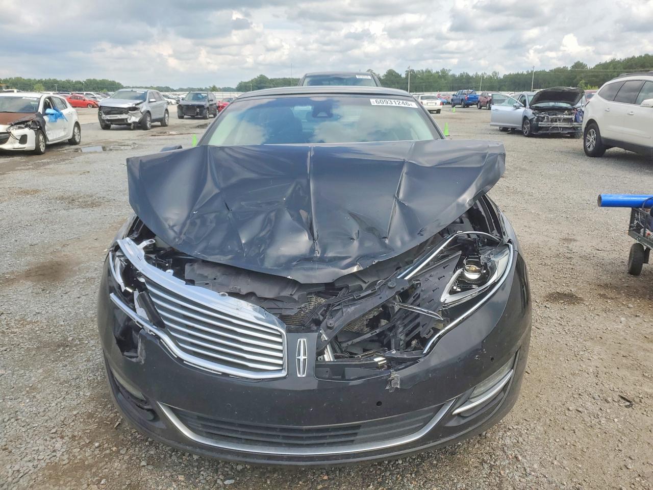 2013 Lincoln Mkz Hybrid Black vin: 3LN6L2LU3DR807626