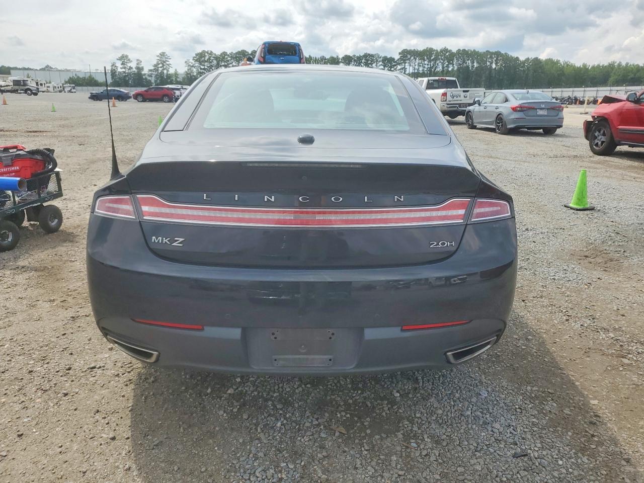 2013 Lincoln Mkz Hybrid Black vin: 3LN6L2LU3DR807626