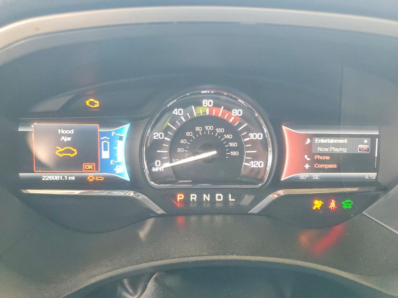2013 Lincoln Mkz Hybrid Charcoal vin: 3LN6L2LU3DR817993