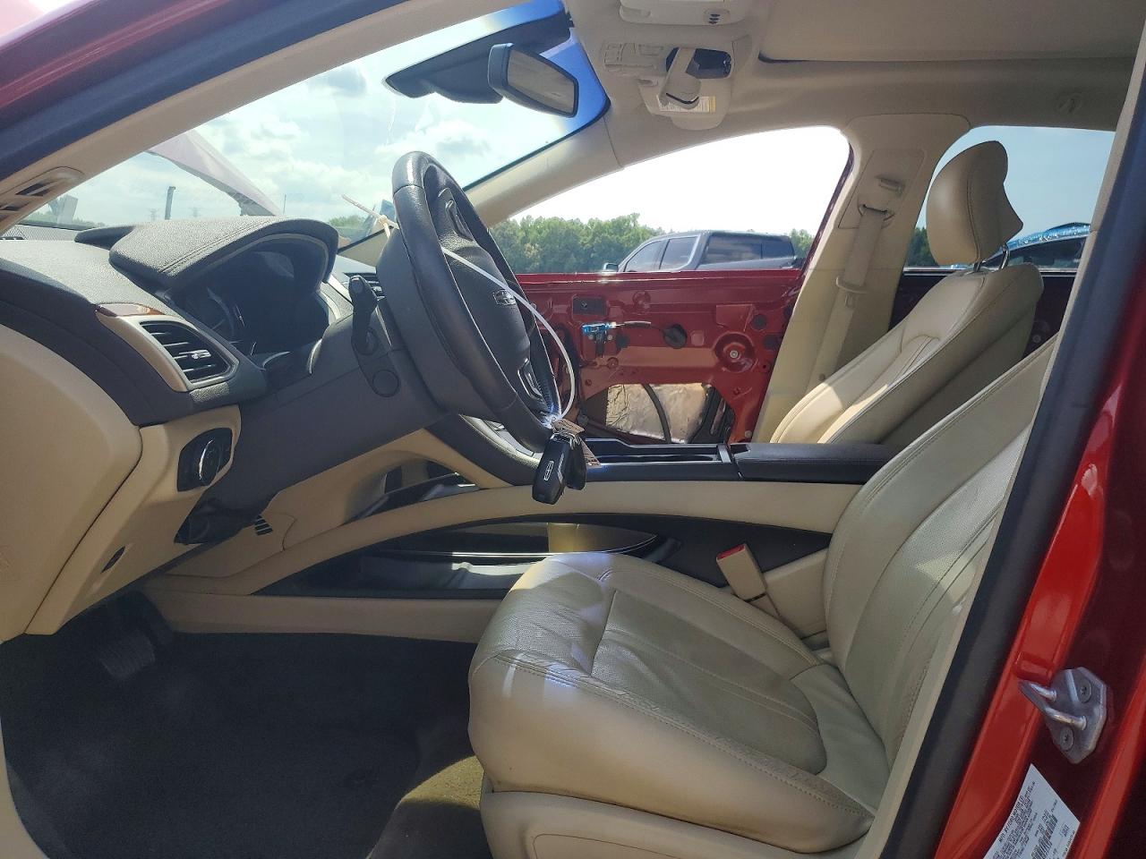 2013 Lincoln Mkz Hybrid Red vin: 3LN6L2LU3DR822336