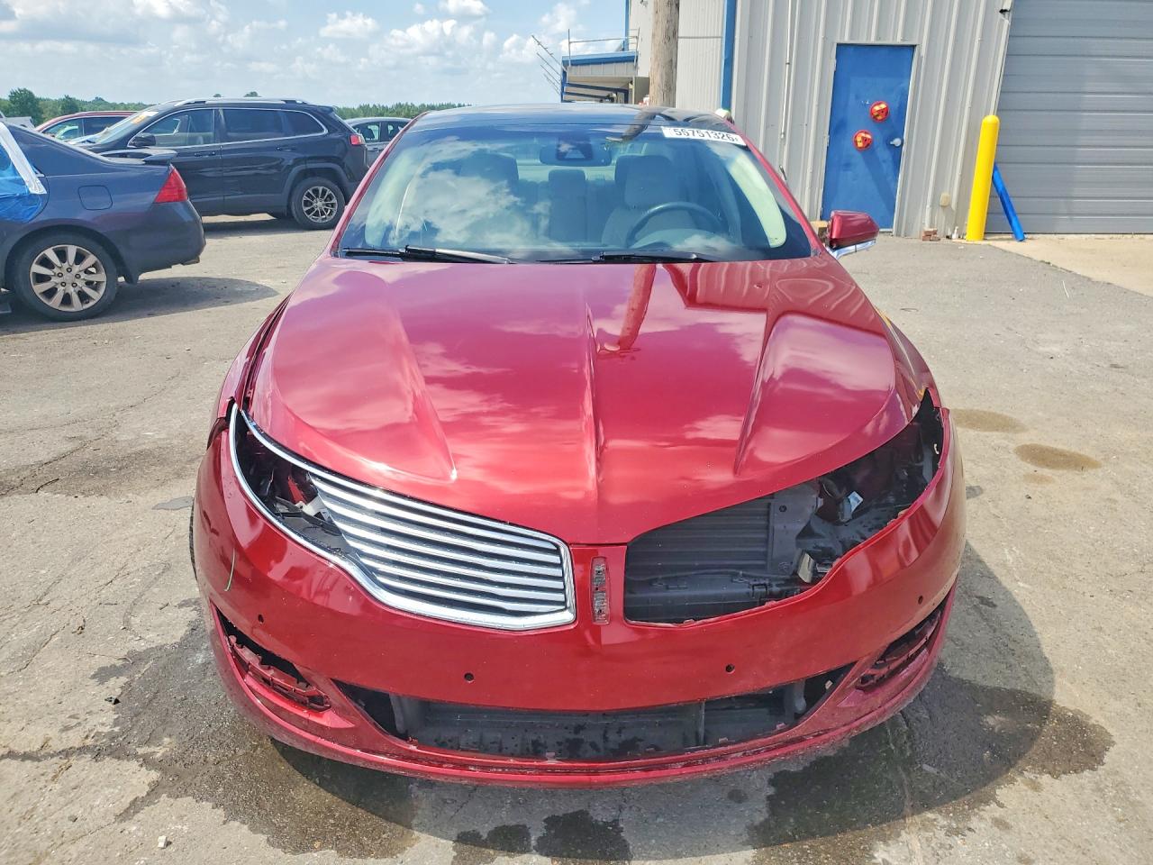 2013 Lincoln Mkz Hybrid Red vin: 3LN6L2LU3DR822336