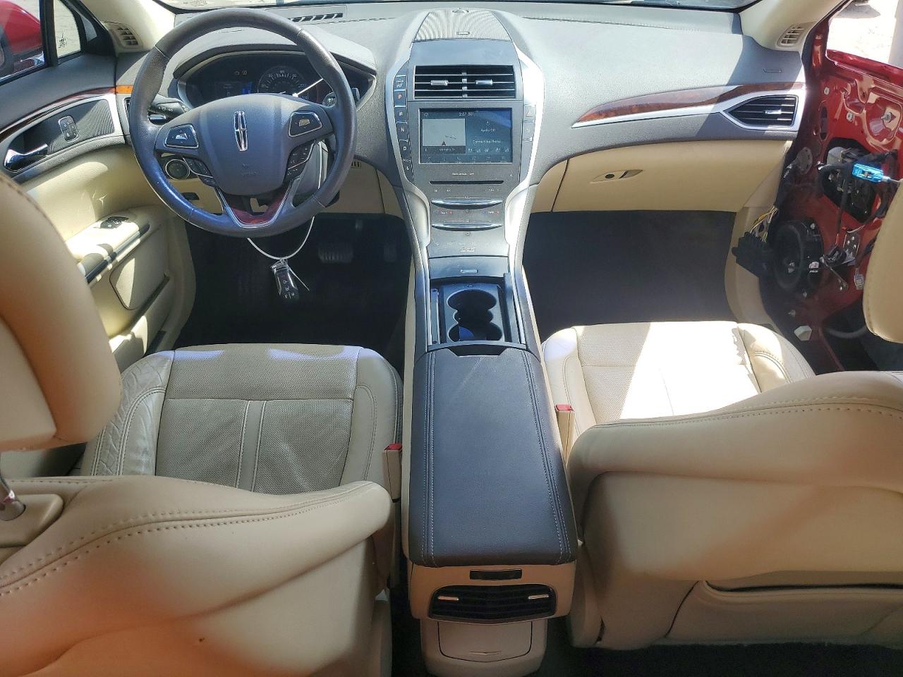 2013 Lincoln Mkz Hybrid Red vin: 3LN6L2LU3DR822336
