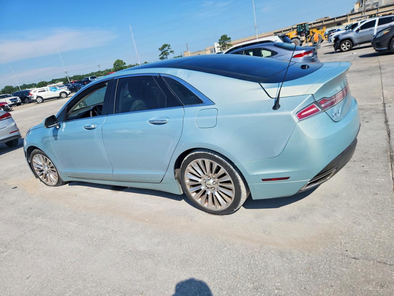 2013 Lincoln Mkz Hybrid Blue vin: 3LN6L2LU3DR825480