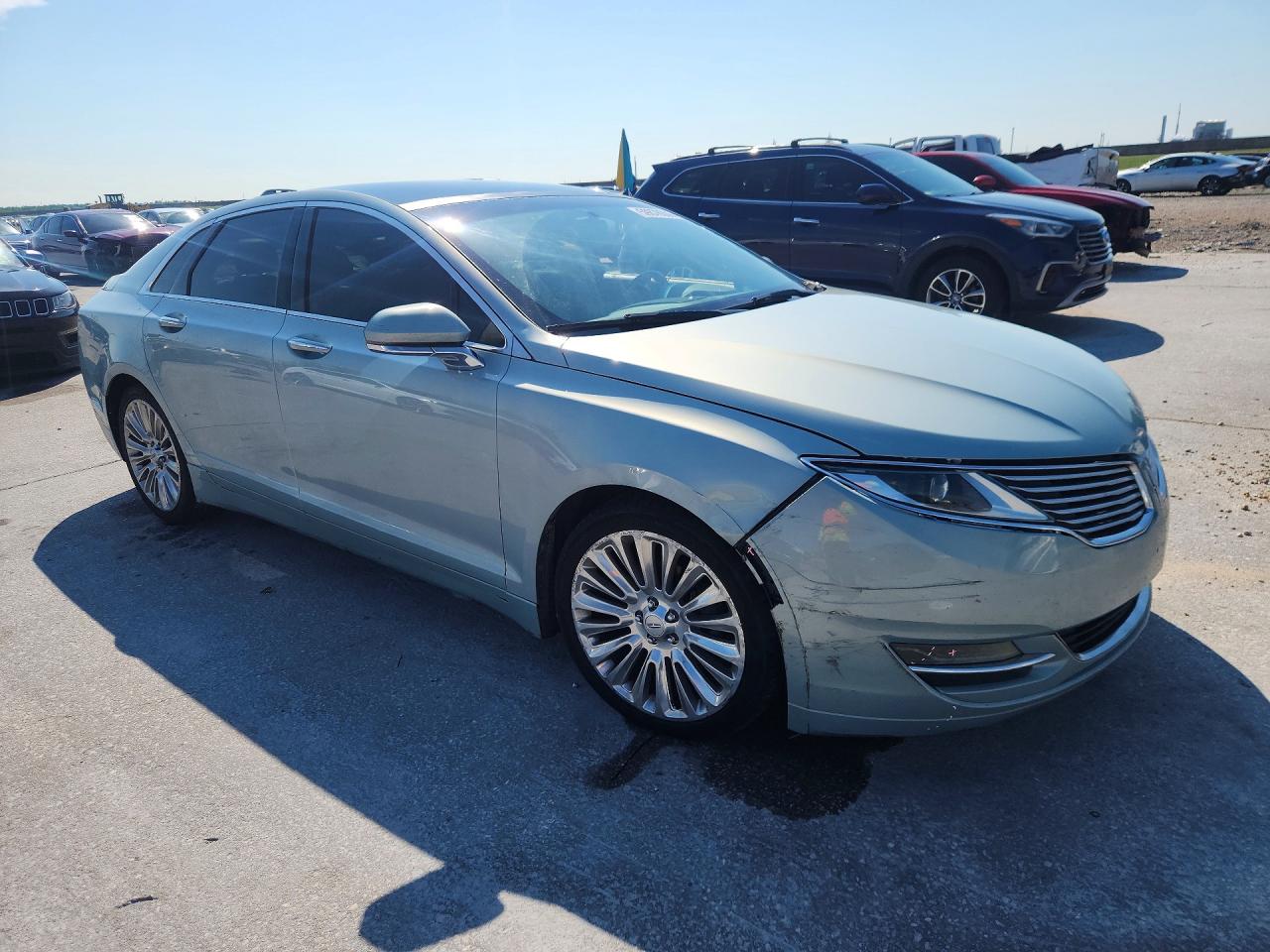 2013 Lincoln Mkz Hybrid Blue vin: 3LN6L2LU3DR825480