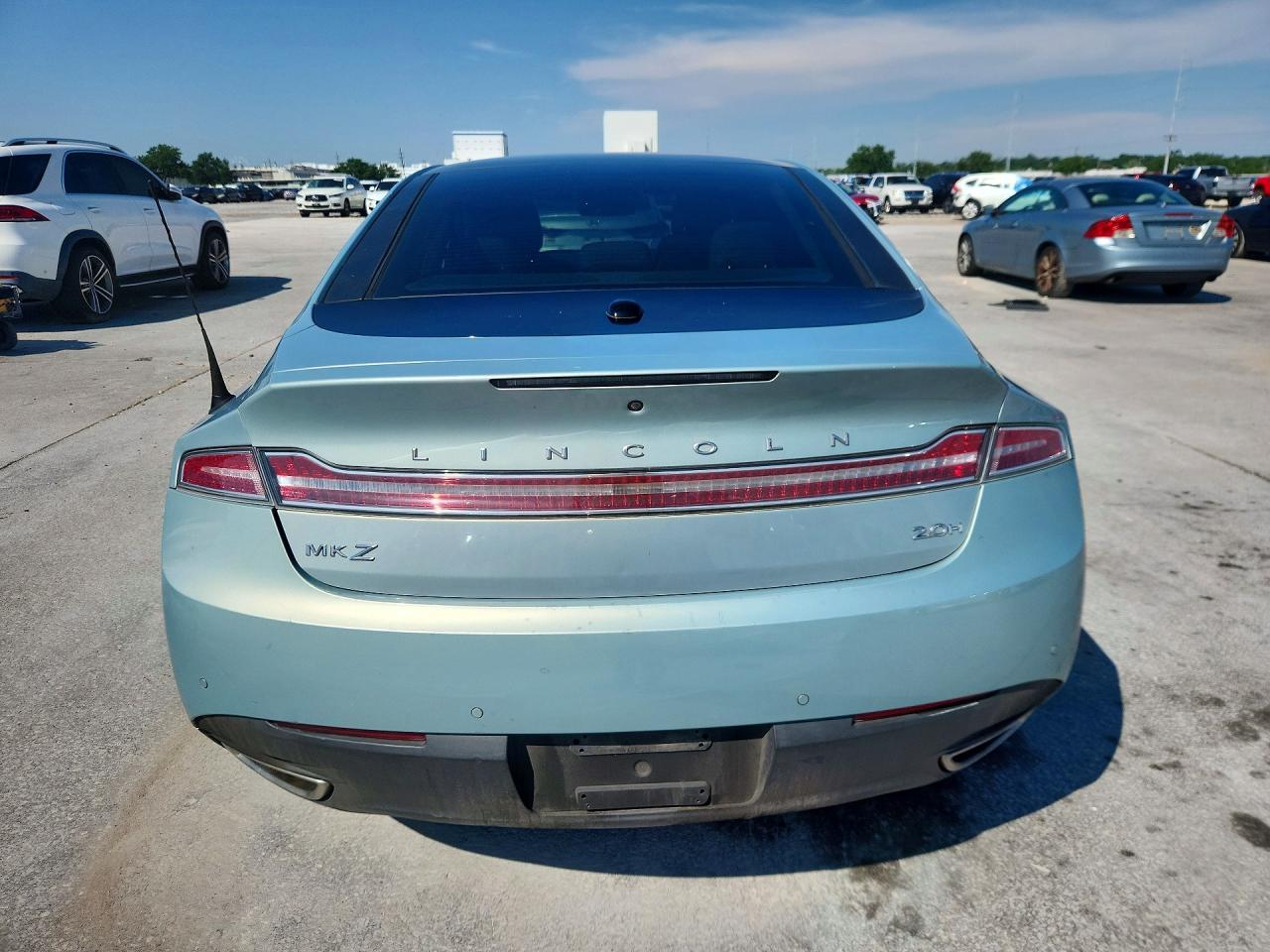 2013 Lincoln Mkz Hybrid Blue vin: 3LN6L2LU3DR825480