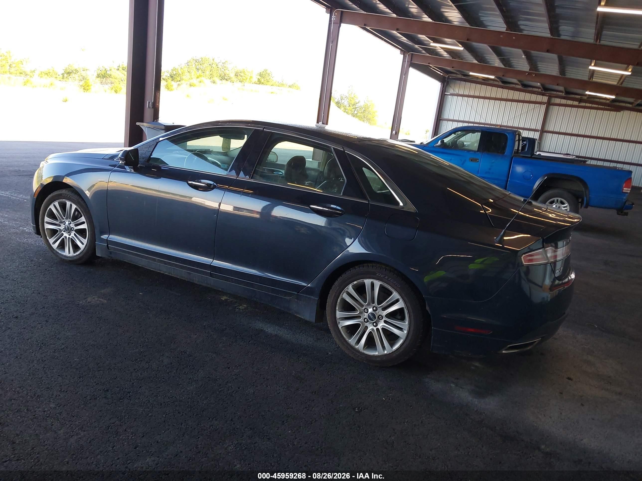 2014 Lincoln Mkz Hybrid   Black vin: 3LN6L2LU3ER811936