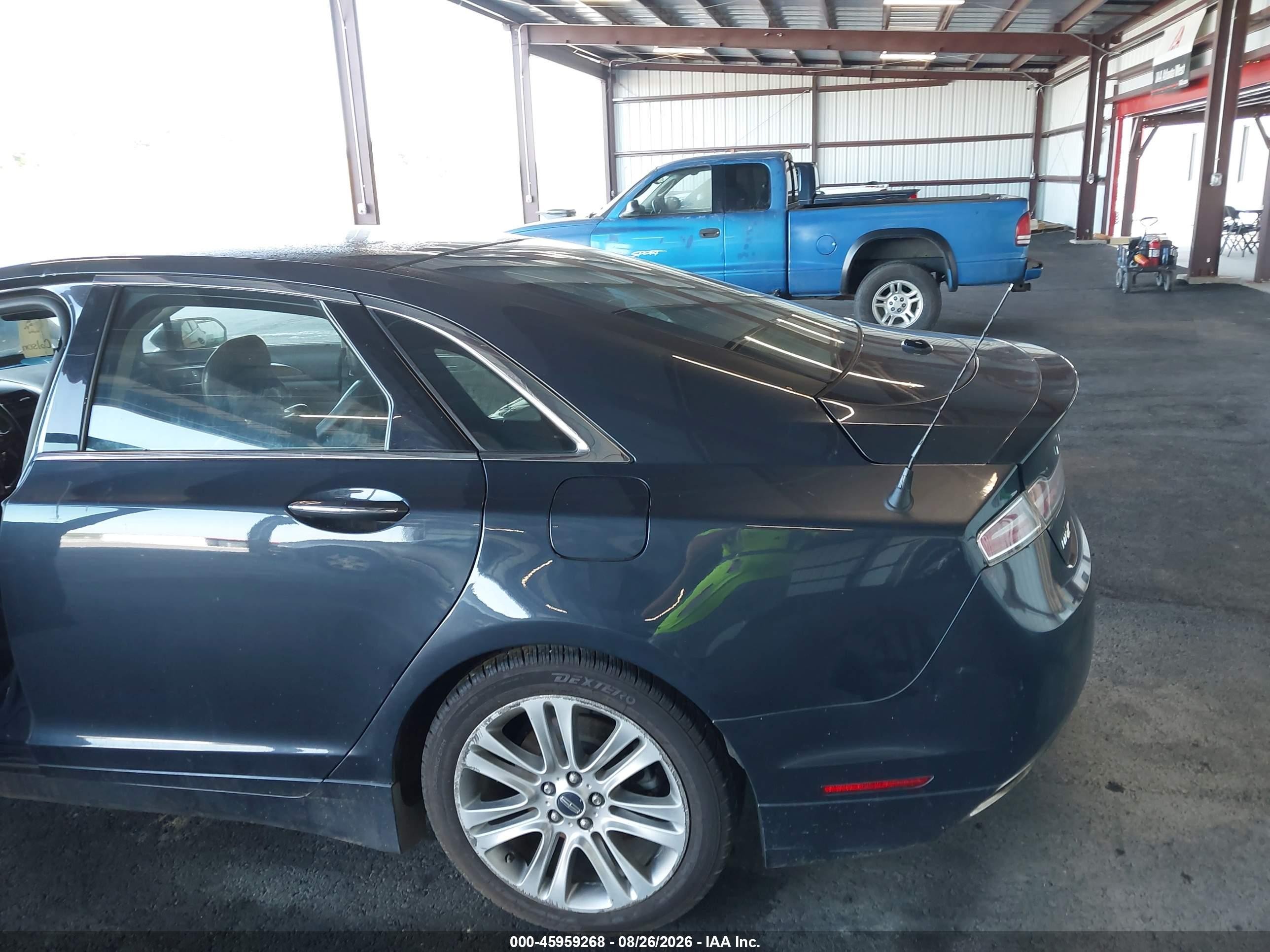 2014 Lincoln Mkz Hybrid   Black vin: 3LN6L2LU3ER811936