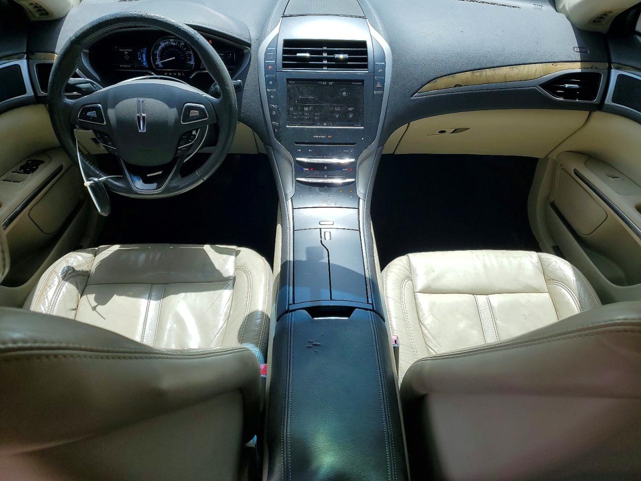 2014 Lincoln Mkz Hybrid White vin: 3LN6L2LU3ER821835