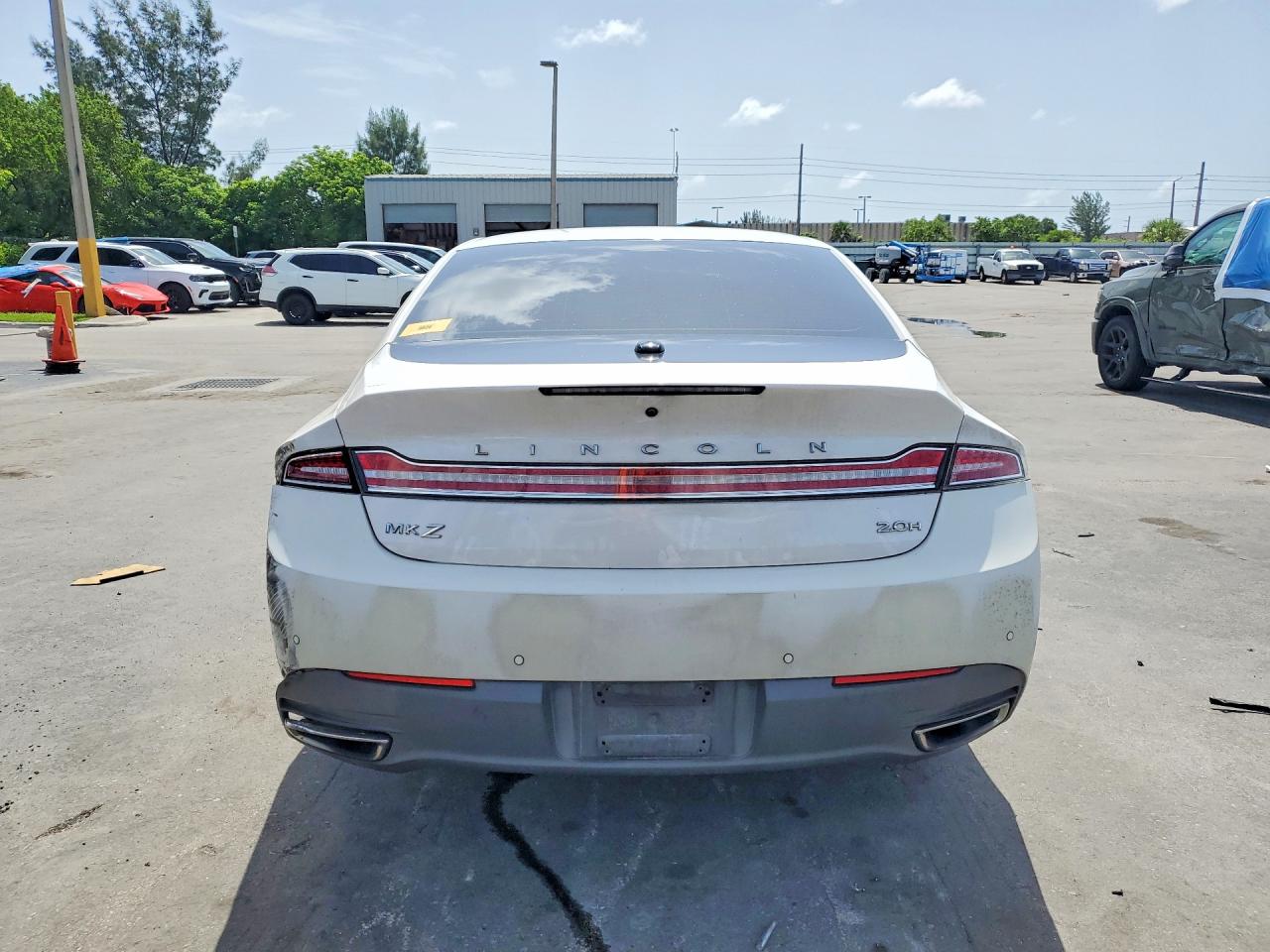 2014 Lincoln Mkz Hybrid White vin: 3LN6L2LU3ER821835