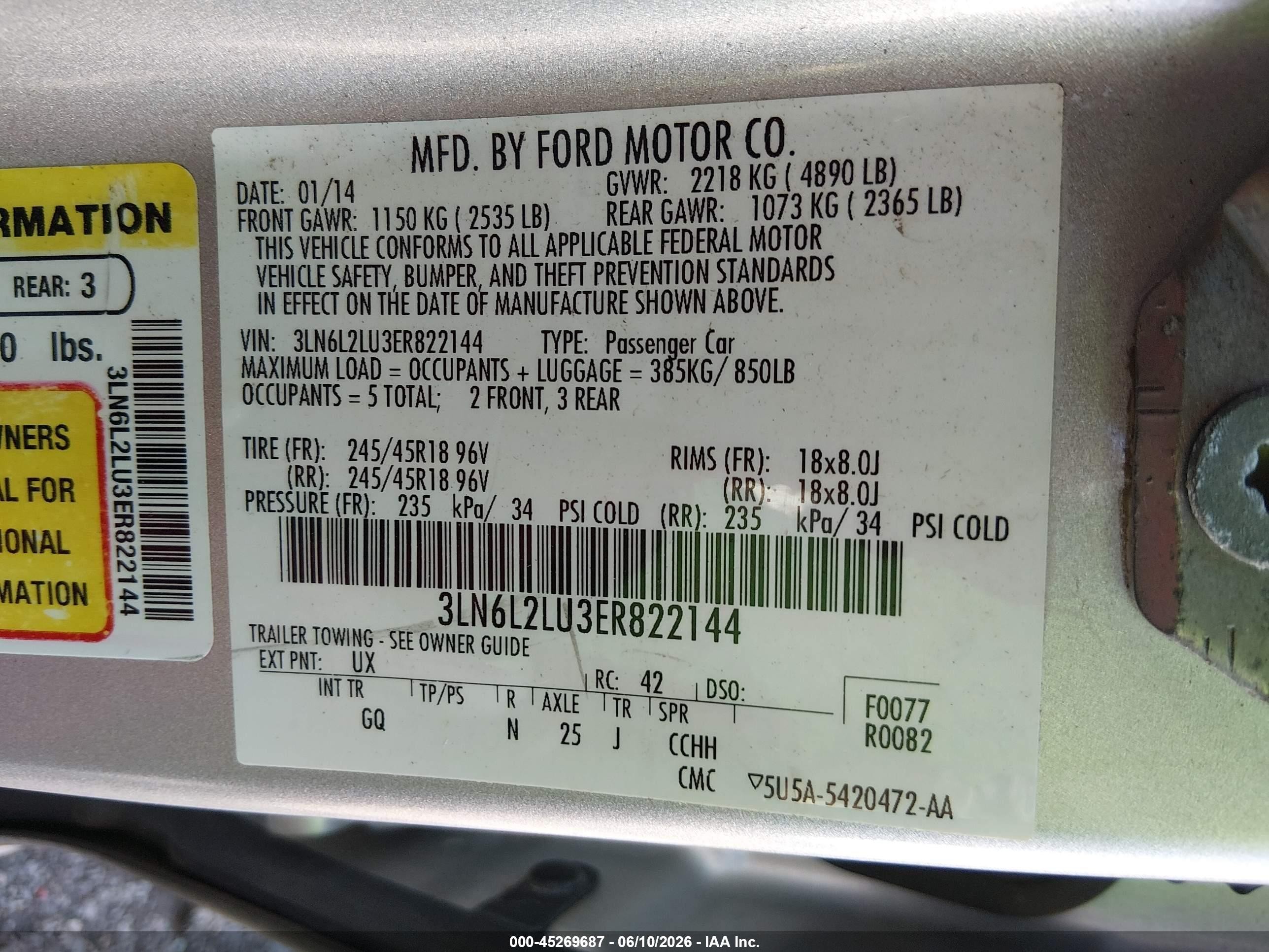 2014 Lincoln Mkz Hybrid   Silver vin: 3LN6L2LU3ER822144