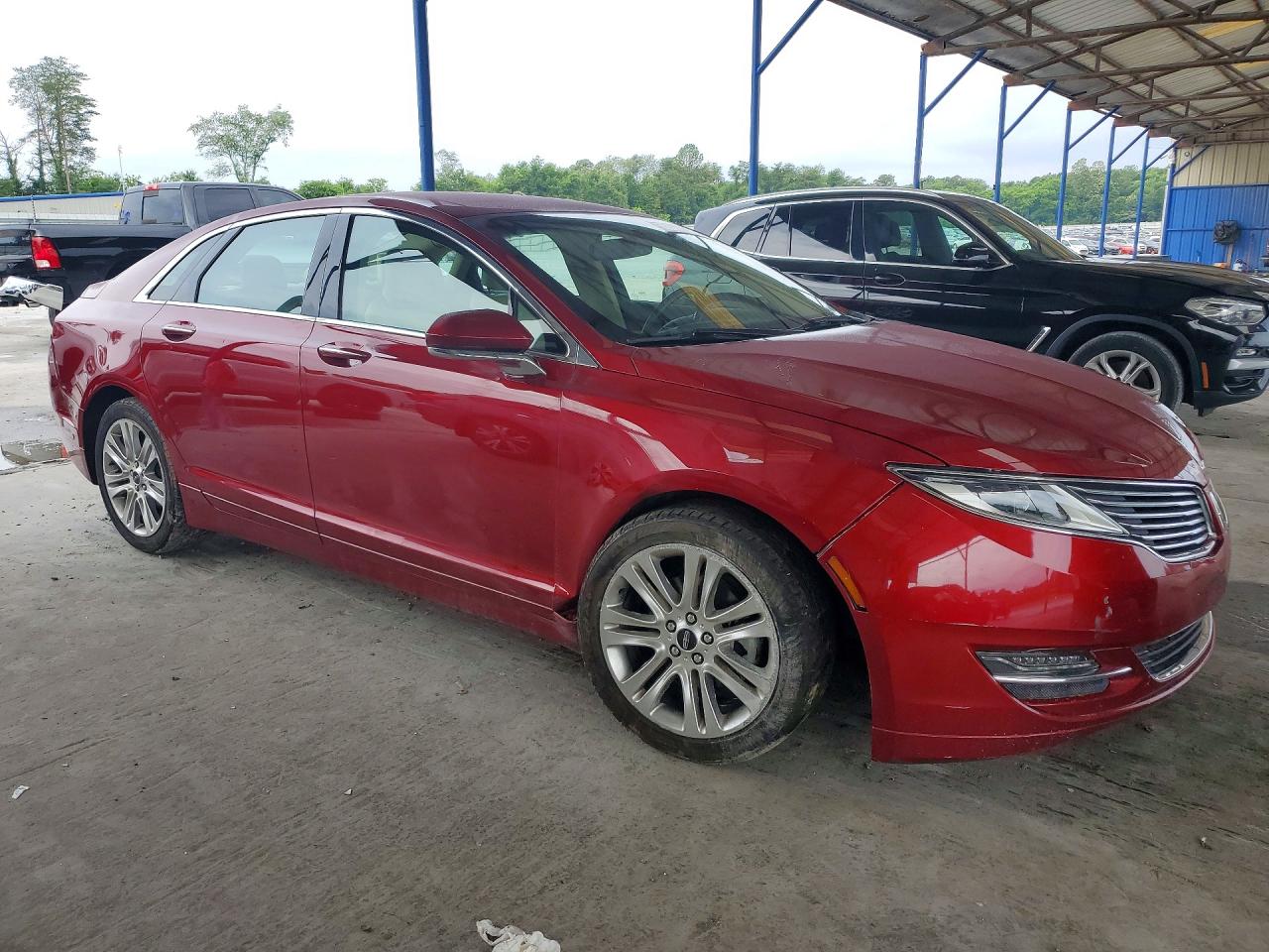 2015 Lincoln Mkz Hybrid Red vin: 3LN6L2LU3FR608417