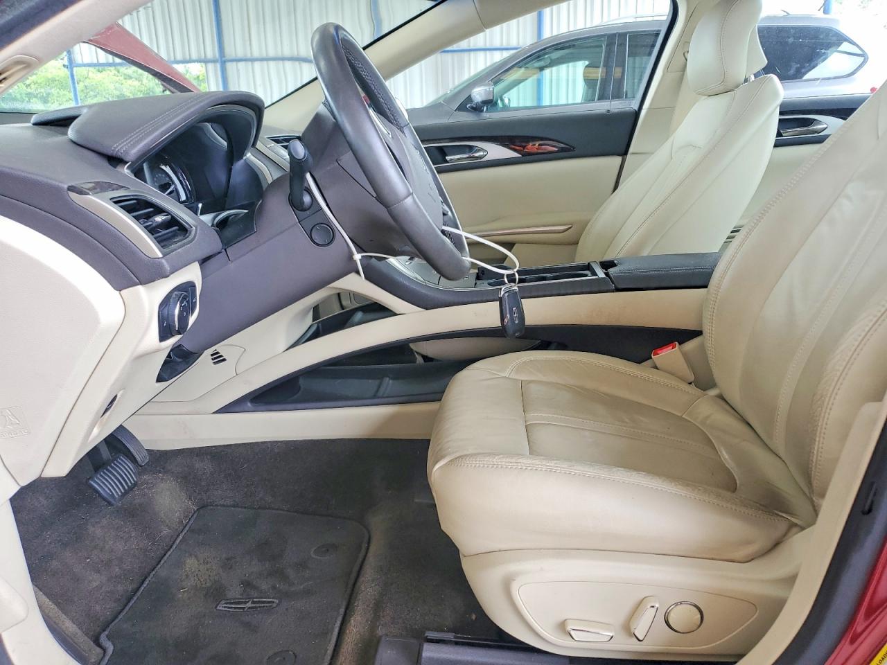 2015 Lincoln Mkz Hybrid Red vin: 3LN6L2LU3FR608417