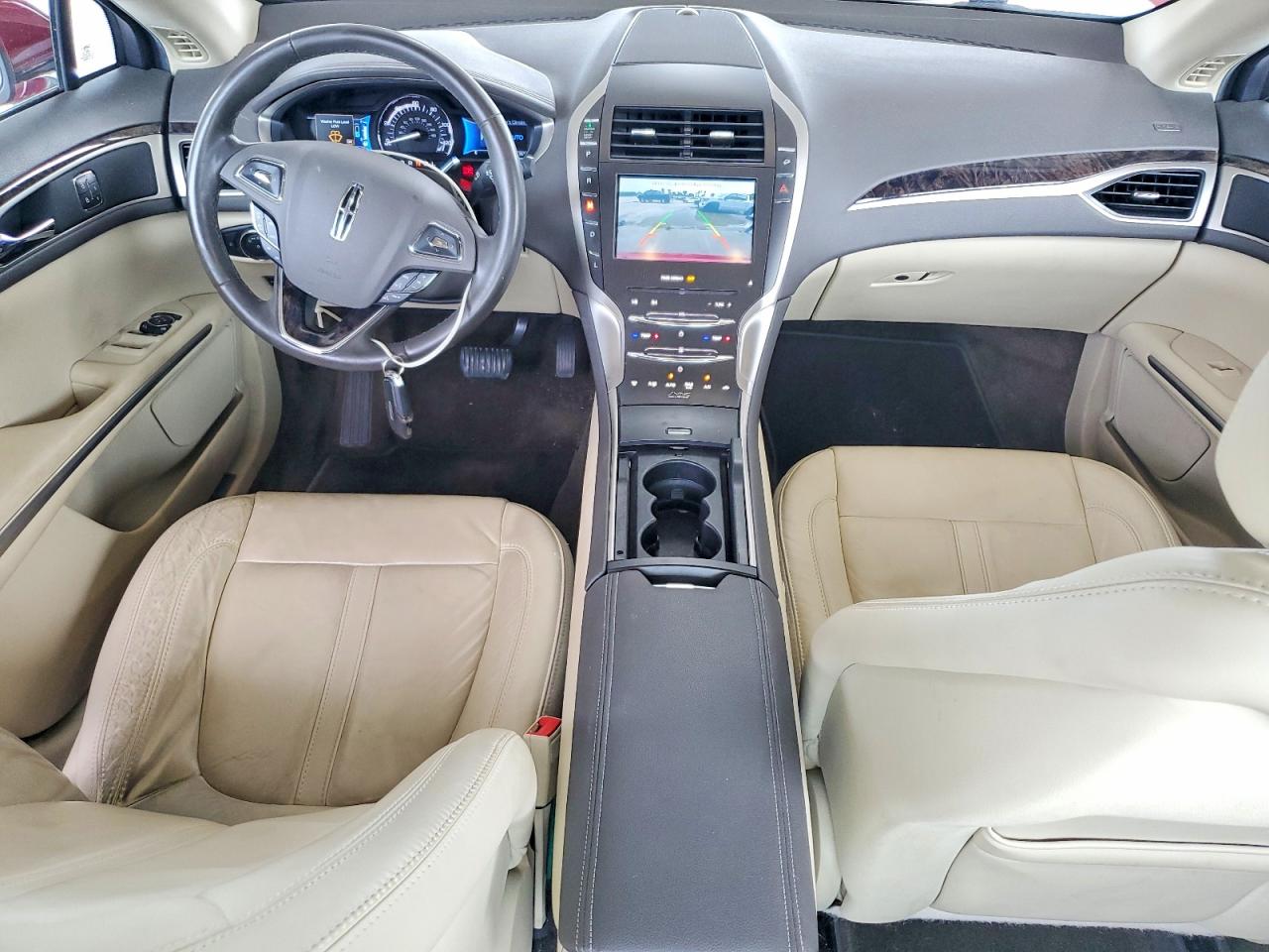 2015 Lincoln Mkz Hybrid Red vin: 3LN6L2LU3FR608417