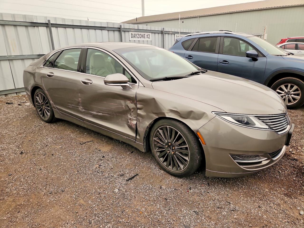 2015 Lincoln Mkz Hybrid Gold vin: 3LN6L2LU3FR613276