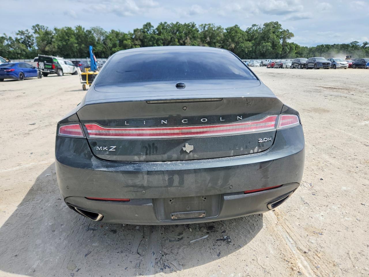 2015 Lincoln Mkz Hybrid Gray vin: 3LN6L2LU3FR624746