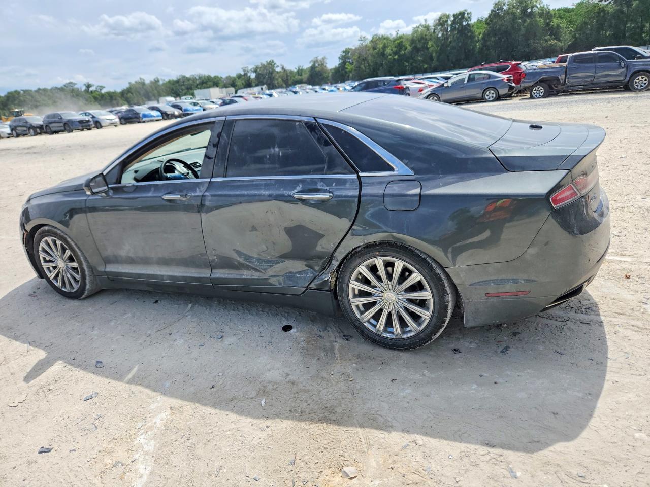 2015 Lincoln Mkz Hybrid Gray vin: 3LN6L2LU3FR624746
