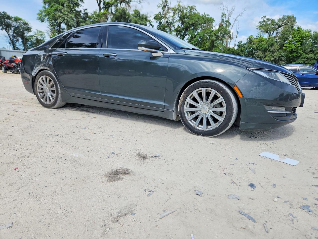2015 Lincoln Mkz Hybrid Gray vin: 3LN6L2LU3FR624746