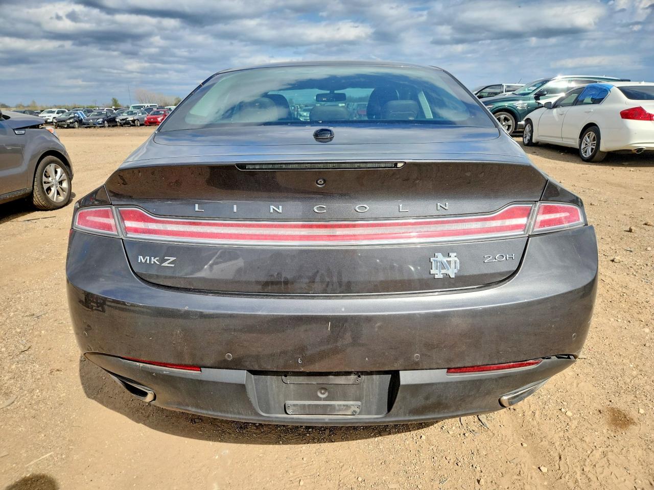 2016 Lincoln Mkz Hybrid Gray vin: 3LN6L2LU3GR605521